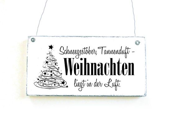 WANDSCHILD Metallschild WINTERREGELN Dekoration Shabby Weihnachten Geschenk WANDSCHILD Metallschild WINTERREGELN Dekoration Shabby Weihnachten Geschenk