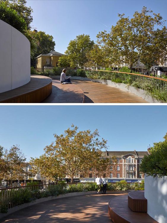 The Vardo Restaurant In London Has A Spiraling Design With A Rooftop Deck