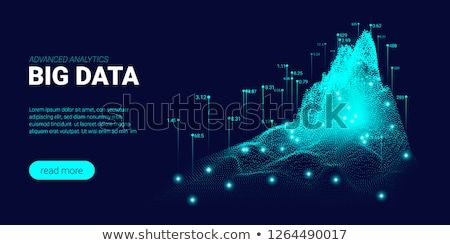 Big Data Visualization Energy Stream Concept Landing Page