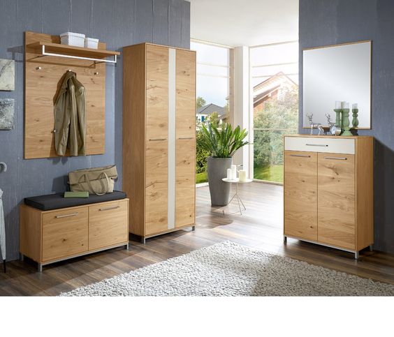Voss Garderobe Vedo Set 01 Absetzung mattglas weiß Diele - den flur geschmackvoll gestalten ideen fur exklusive design flurmobel Voss Garderobe Vedo Set 01 Absetzung mattglas weiß Diele - den flur geschmackvoll gestalten ideen fur exklusive design flurmobel