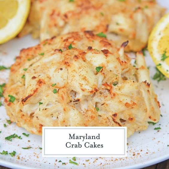 Maryland Crab Cakes (Jumbo Lump Crab Cakes with No Filler!) Authentic Maryland Style Crab Cake Recipe - Maryland Crab Cakes are made with jumbo lump crab meat with little filler, Dijon mustard and Old Bay plus secrets to making authentic Chesapeake crab cakes! #marylandcrabcakesjumbolumpcrabcakeswithnofiller