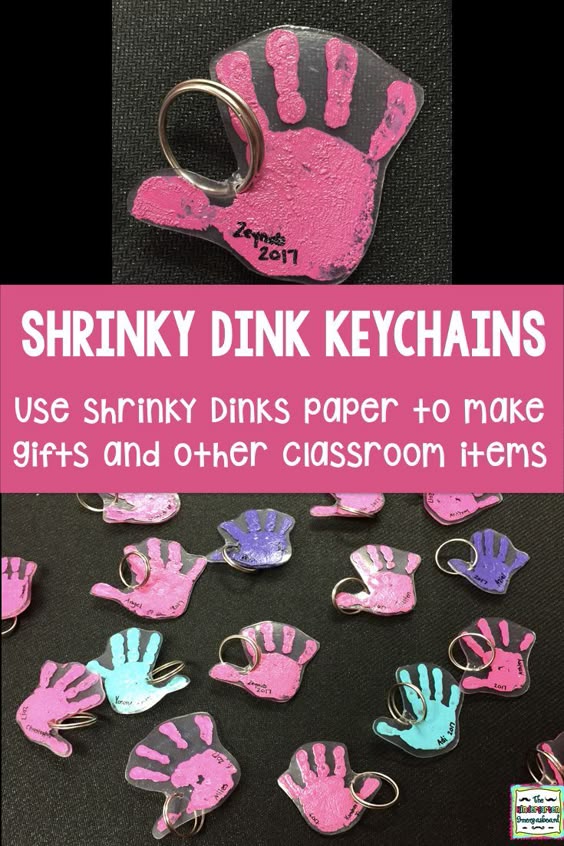 Shrinky Dinks Keychains