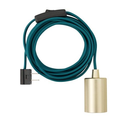 Globe Electric 6999 Novogratz Single Light Plug In Exposed Socket Pendant Target Cord - Target Pendant Light Plug In