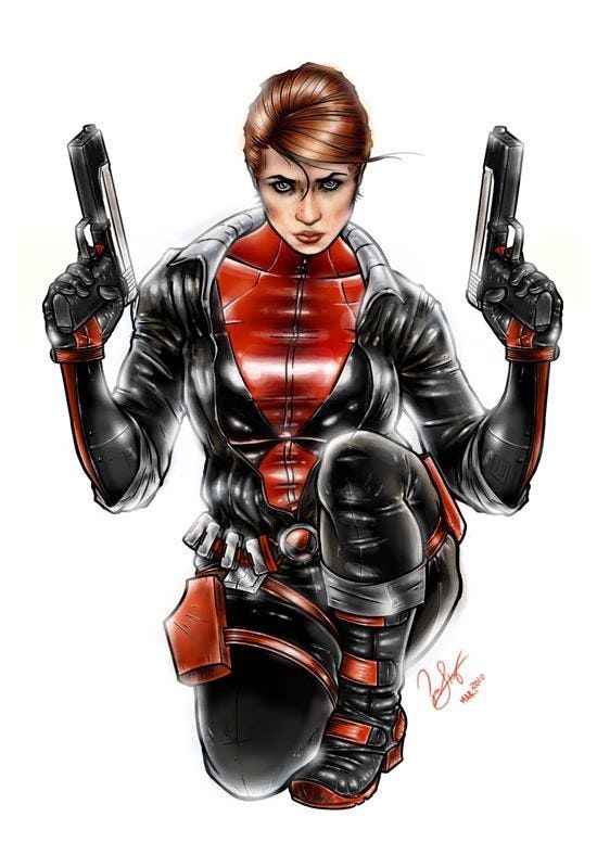 Black Widow Look