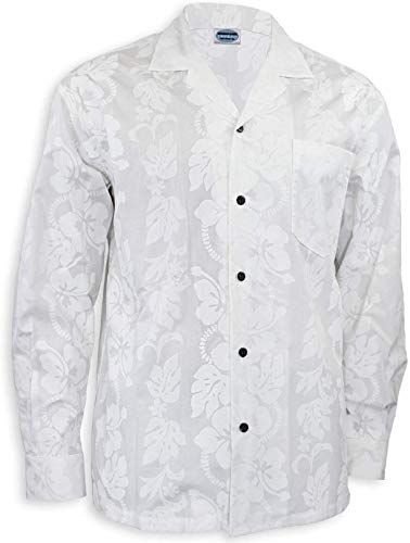 Long Sleeves Beach Palms Hawaiian Shirt