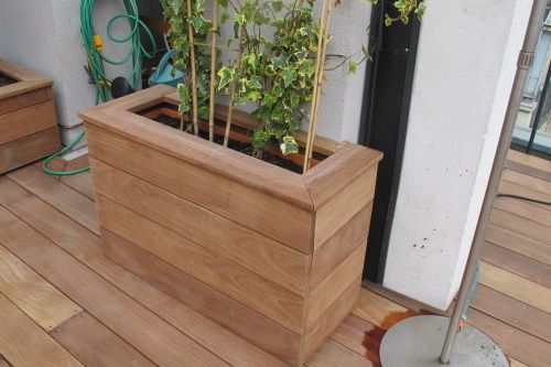 cacher de la maconnerie avec des lames de terrasse bois lame terrasse lame terrasse bois terasse bois