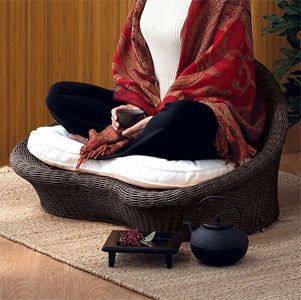 If youâre into yoga and meditation then this is the perfect chair for you. Itâs made from an eco-friendly rattan and can be used as a meditation chair as well as a beautiful, natural accessory for any room.