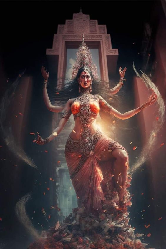 Hindu God Al art