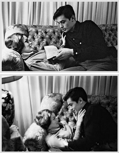 muzikkutulukiz: Alain Delon and Romy Schneider* : professional cinderella