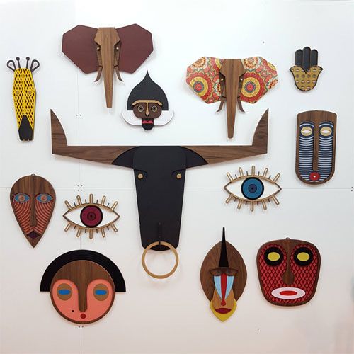 My Owl Barn Wooden Masks And Wall Decor Inspired By Mid Century Modern Cardboard Art Crafts Mural - Mask Wall Decor Wooden My Owl Barn Wooden Masks And Wall Decor Inspired By Mid Century Modern Cardboard Art Crafts Mural - Mask Wall Decor Wooden