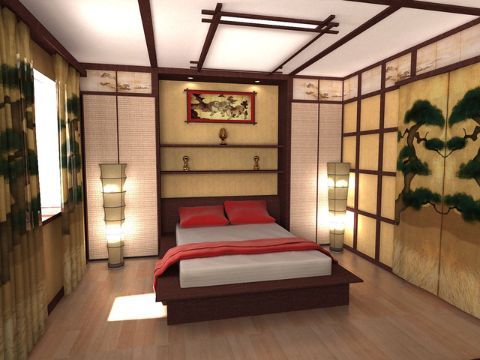 Una Habitacion Estilo Japones Y 3 Ornamentos Mas Dormitorio Japonés Dormitorio Asiático Dormitorio De Diseño Moderno