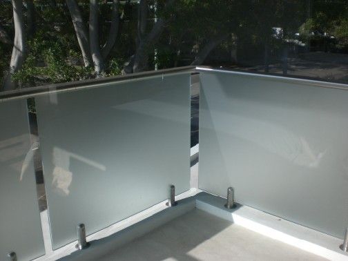 Frosted Tempered Glass Balcony Project Balcony Railing Design Glass Balcony Railing Design