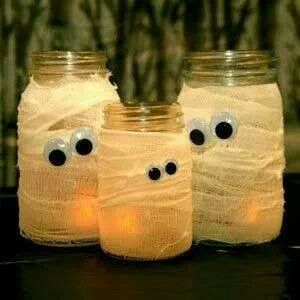 too cute and easy, Halloween lanterns.