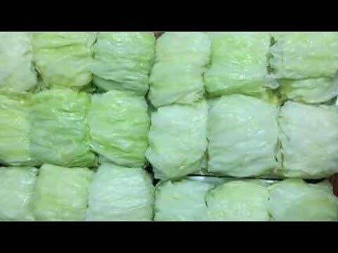 تفريز الكرنب لمده سنه من غير ما يجلد تحضرات لشهر رمضان Youtube Vegetables Food Cabbage