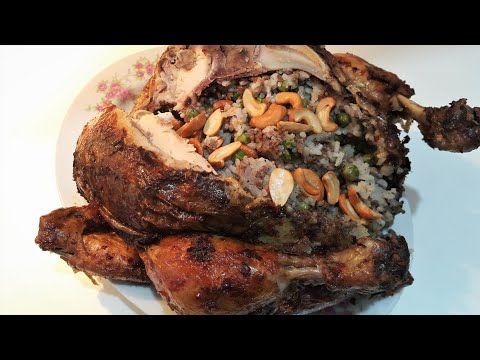 طريقة تحضير الدجاج المحشي بحمص الشام المدفون فى الملح جوا الحلة Food Writing Recipes Food