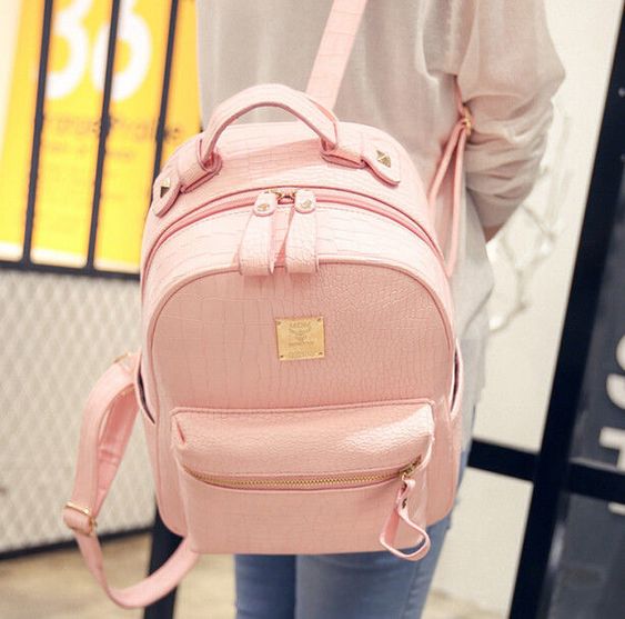 Sweet para Mujer de Cuero PU Bolsos De Viaje Mochila College Correa Doble J60 De Moda in Ropa, calzado y accesorios, Carteras y bolsos de mujer, Mochilas y portafolios | eBay