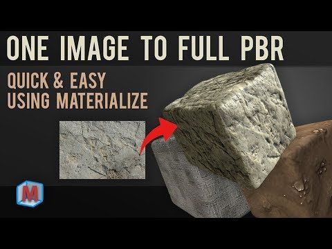 Materialize Quick Start Guide Pbr Textures In Minutes