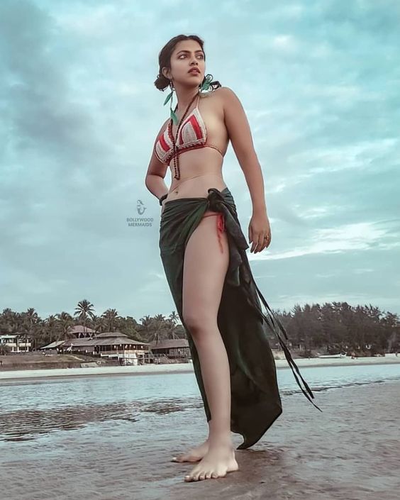 Bolly insider on Instagram: "Amala Paul ( @amalapaul ) sets Instagram on fire with her latest beach vacation pics . The South Indian actress poses in a flattering…"