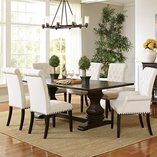 Coaster Home Furnishings Parkins 5 Piece Dining Set Rustic Espresso Modern Furniture Sets Home Decor Home Furnishings