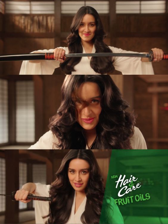 Shraddha Kapoor for Hair & Care Fruit Ad