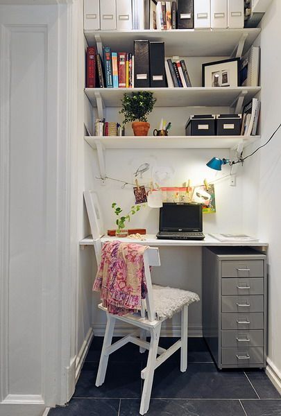 In 2012 I will finally convert my guest closet into a mini office.