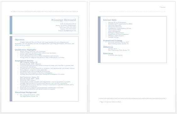 Advertising Manager Resume Manager Resume Samples Pinterest - sample resume for security guard Advertising Manager Resume Manager Resume Samples Pinterest - sample resume for security guard
