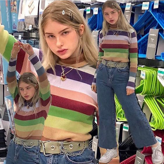 @pluvianplant in #y2k grommet belt from the shop!
