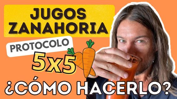 JUGO de ZANAHORIA π₯ 5x5 π₯ Dr LUDWIG JOHNSON | Como hacer el 5x5