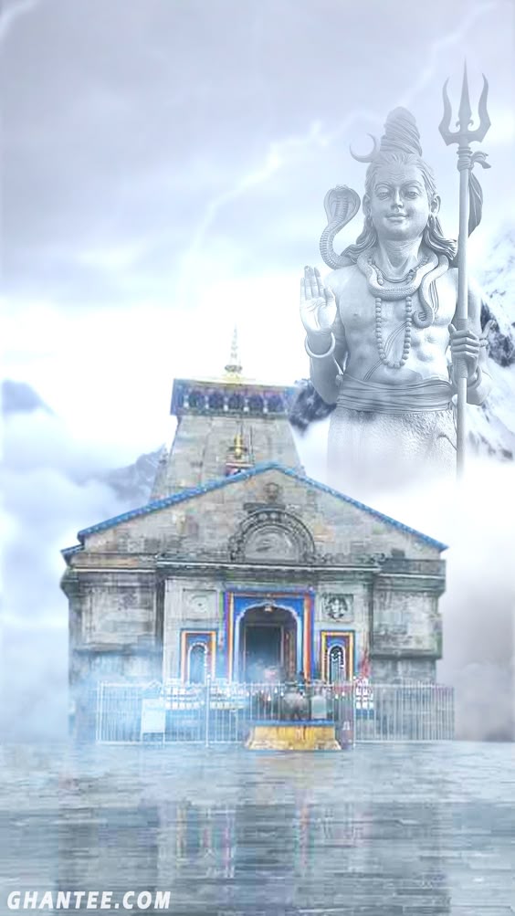 kedarnath temple wallpaper for iphone | full HD | Ghantee