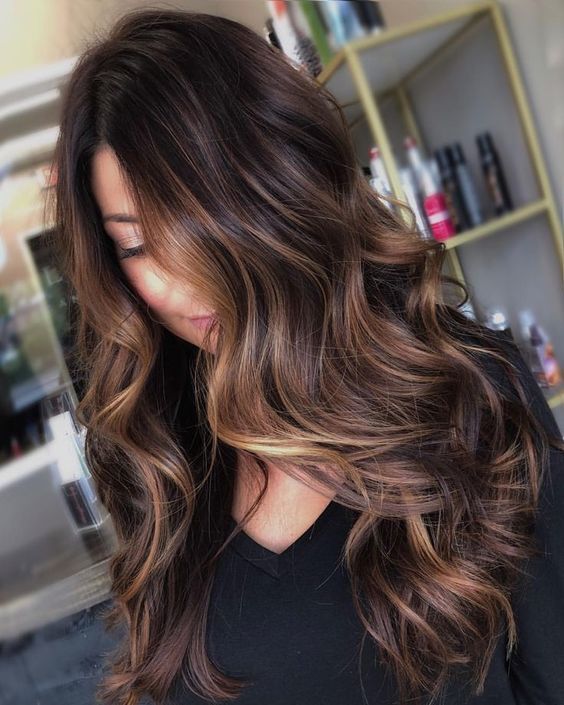 72 Ideas For Brunette Hair Colors In 2019 Haarfarbe Brunett Haarfarben Frisuren