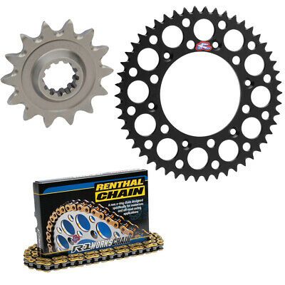 (eBay) Renthal 520 Chain & 14-51 Sprocket Kit Black For 1997-2002 Kawasaki KLX300R