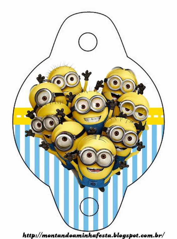 Despicable Me: Invitations and Party Free Printables.