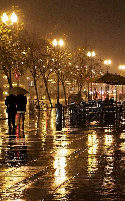 winter rain.. Ferry Plaza, San Francisco, California | Flickr - Photo by Oakjack