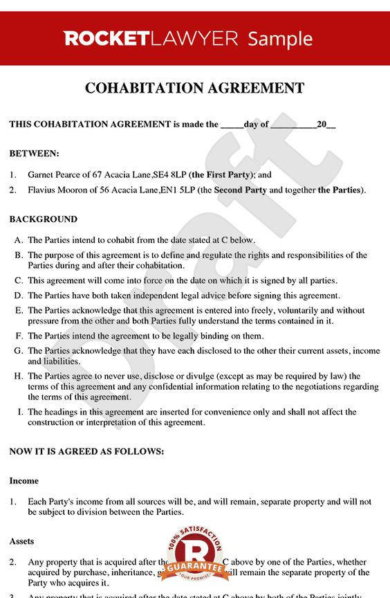 cohabitation agreement sample living together nup accommodation - sample cohabitation agreement template cohabitation agreement sample living together nup accommodation - sample cohabitation agreement template