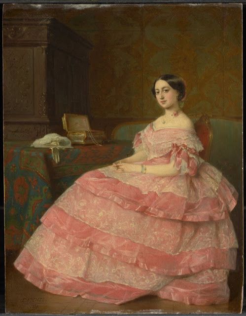 “Eugène Fichel - Madame P., 1857. Repository unknown. ”