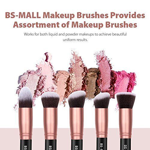 Bs Mall Make Up Pinsel Premium Synthetic Foundation Puder Concealer Lidschatten Make Up 14 Hair Love N Black Makeup Brush Set Makeup Brushes Eyeshadow Makeup