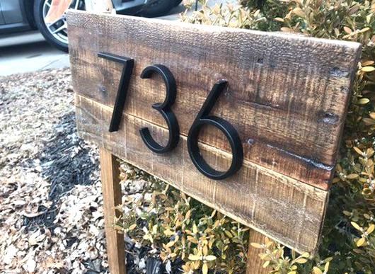64 Diy Address Post Address Signs For Yard House Address Sign