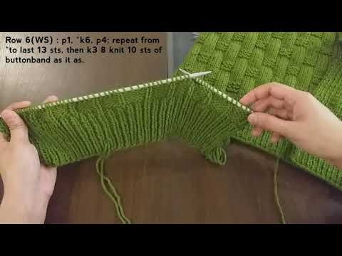 How to knit front open sweater | GENTS SWEATER | Right Front How to knit front open sweater | GENTS SWEATER | Right Front