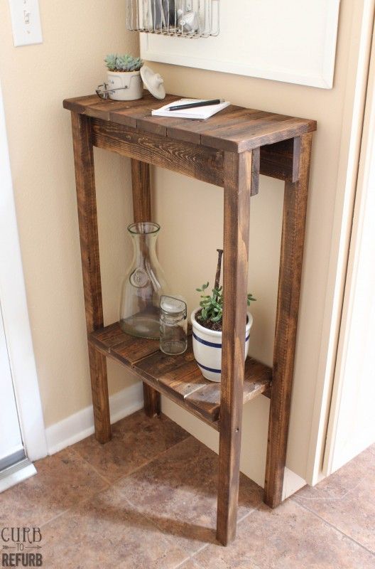 Corner Console Table build a pallet table for under $10 | pallets Corner Console Table build a pallet table for under $10 | pallets