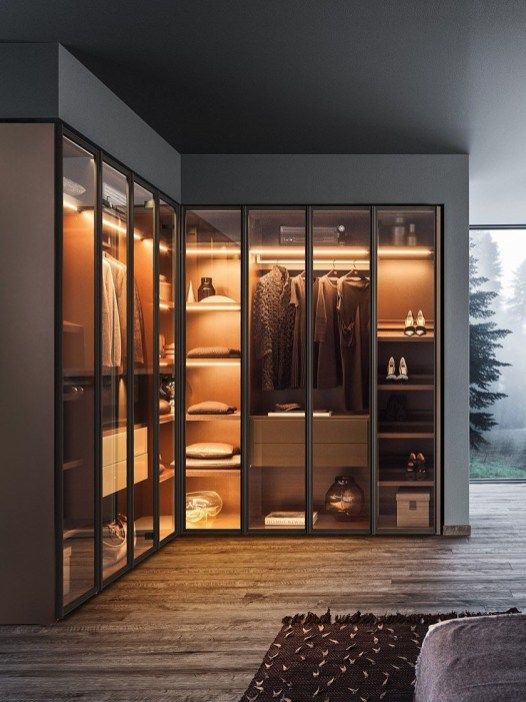 Pretty Wardrobe Design Ideas That Can Try In Your Home27 Glass Luxury Closets Door Designs Pretty Wardrobe Design Ideas That Can, Bedroom Wardrobe Armoire