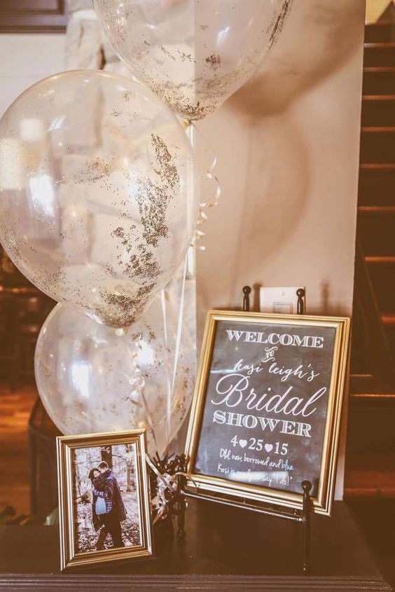 Gold and Ivory bridal shower
