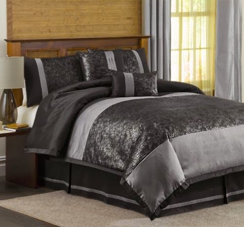 Black Silver Bedding Sets Comforter Lush Decor Silver Bedding Comforter Sets, Silver King Bedding Sets