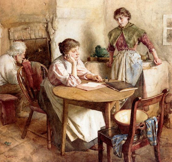 Walter Langley (1852-1922) _Thoughts Far Away