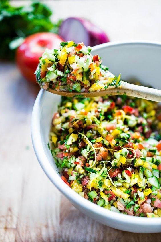 Israeli Salad Recipe Israeli Salad Healthy Ingredient Healthy