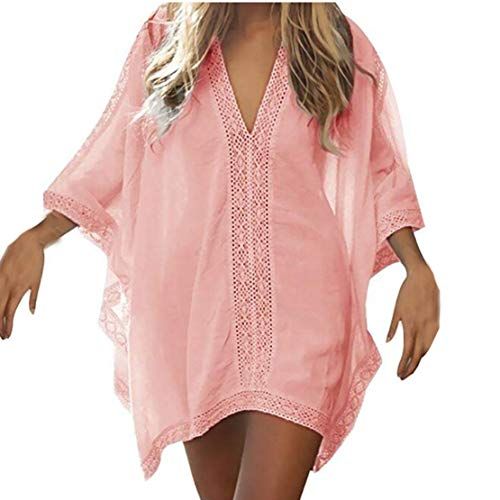 Abiti Da Donna Copricostume Donna Mare Copricostume Da Spiaggia For Costumi Da Bagno Donna Kimono Nero Tie-dye Costume Da Bagno Mantello Abito Estivo Abiti Da Spiaggia ( Color : Yellow Leaf Kimono