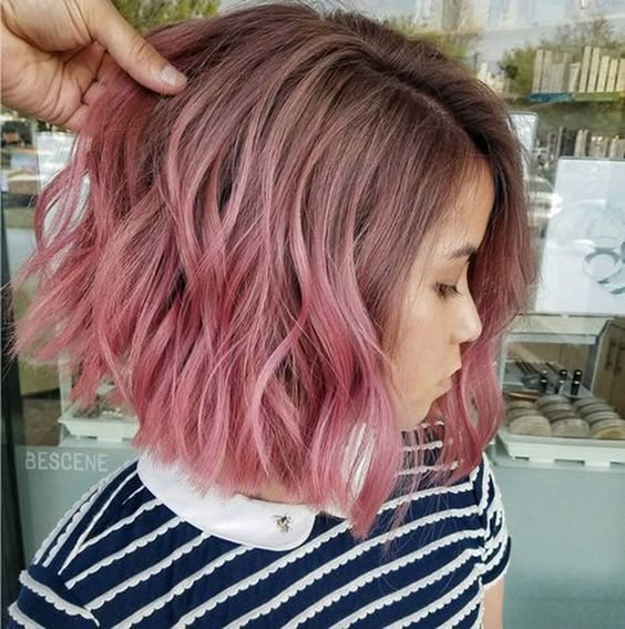 short ombre hair
