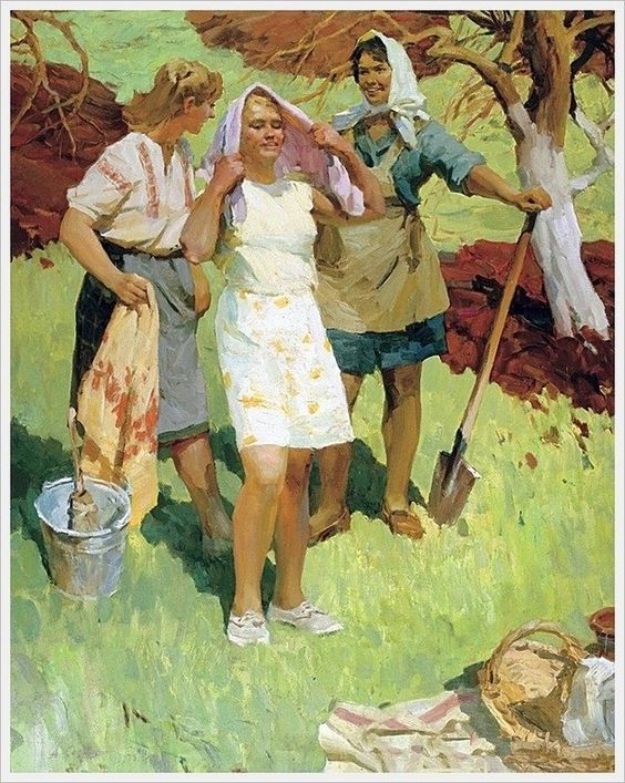 Сорока Аркадий Васильевич (1921-2010) «Подолянки» 1969