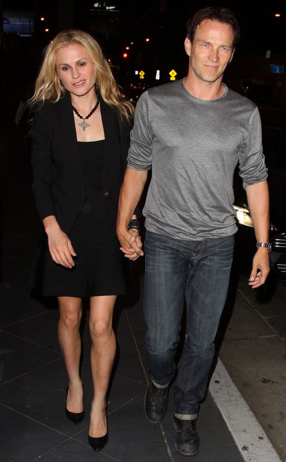 Anna paquin and Stephen Moyer