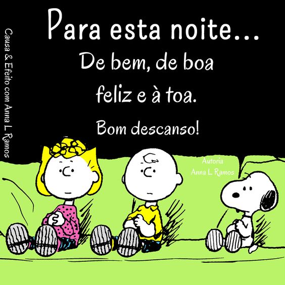 Snoopy Boa noite linda!