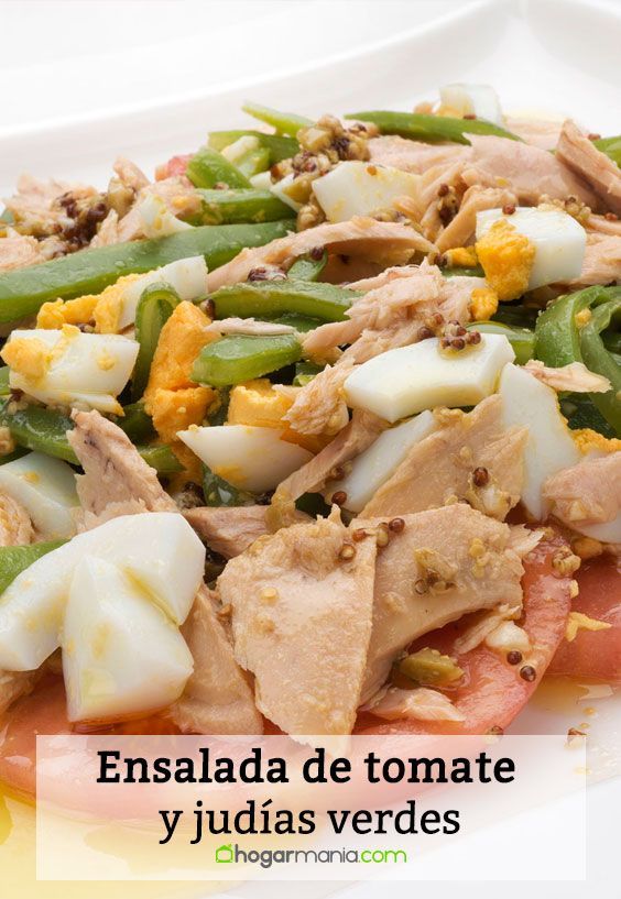 Receta De Ensalada De Tomate Y Judías Verdes Karlos Arguiñano Receta Ensalada De Tomate Ensaladas Recetas Ensalada De Judias Verdes